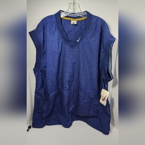 NWT VINTAGE Nike Men's Pullover Vest 120399 Size Extra Large Navy Blue